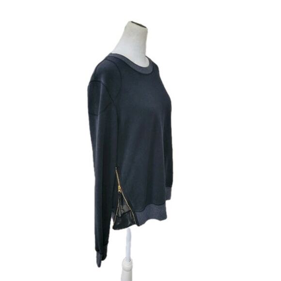 Lululemon Future Varsity Pullover Women’s 4/6 Black Sweatshirt Zip Side Athletic - Picture 8 of 13